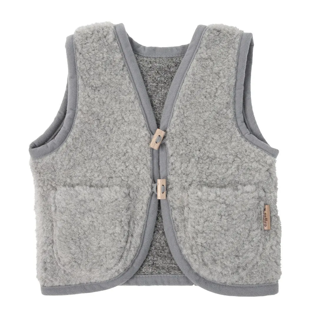 Gilet en laine bébé Zaffiro Nevada