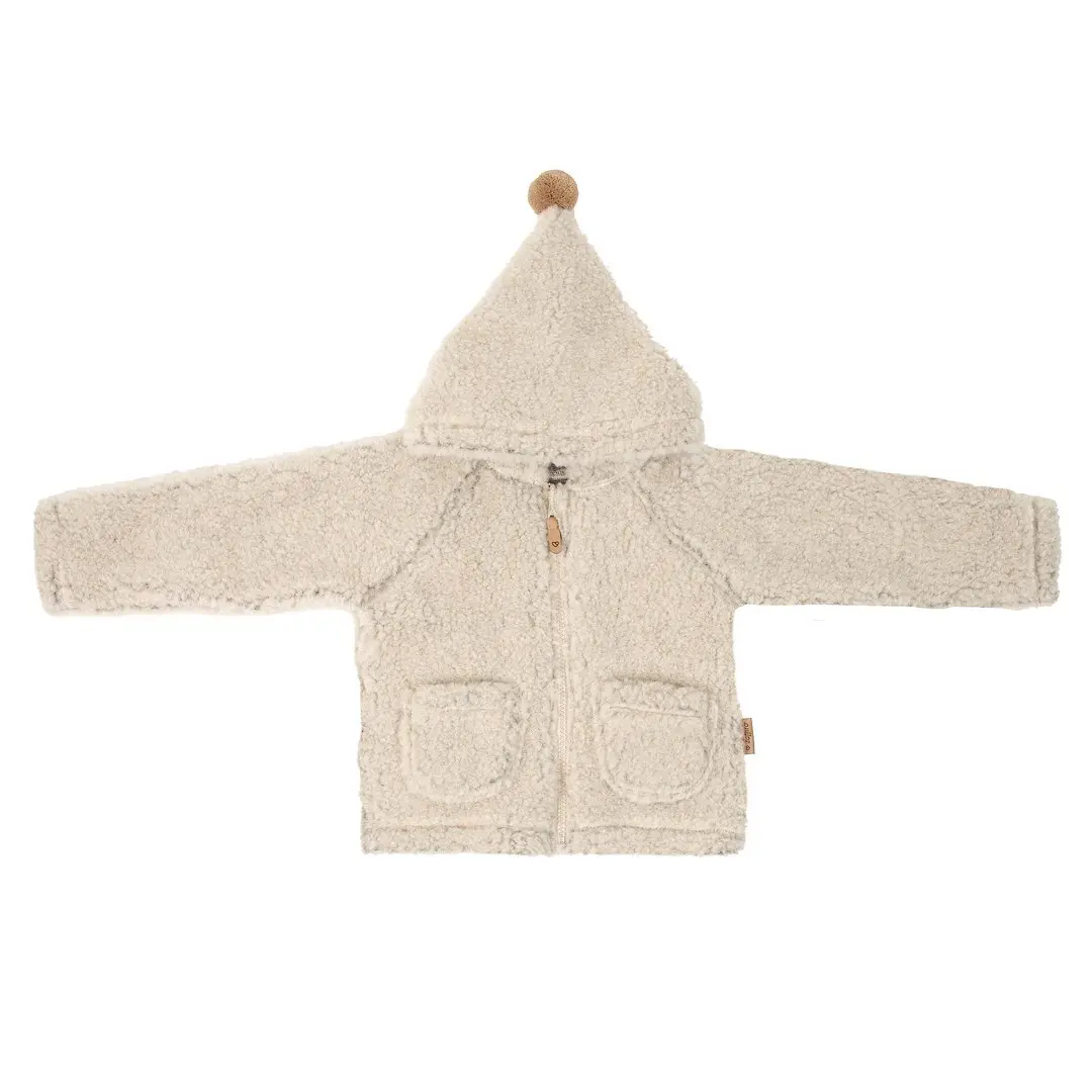 Veste à capuche en laine bébé Zaffiro Meri Nevada