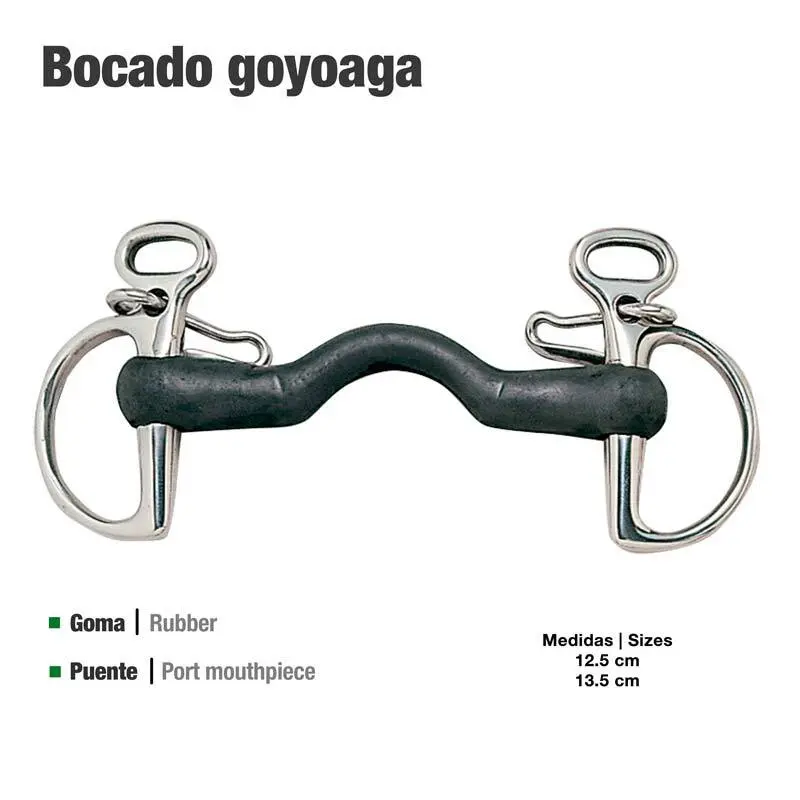 Rubber Bit for Horse Zaldi Goyoaga 21102R
