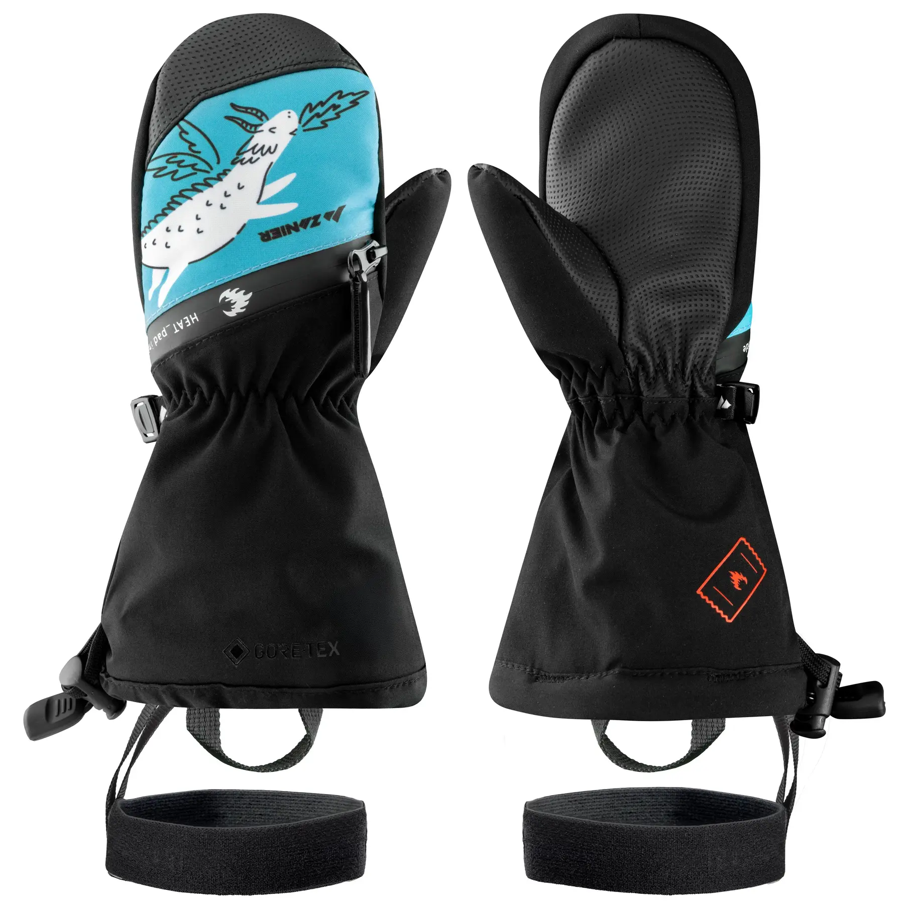 Heizbare Snowboard-Handschuhe Kind Zanier GTX
