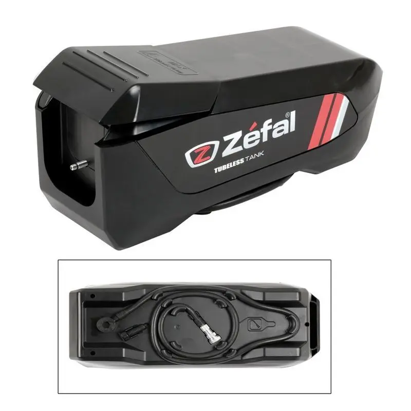 Fußpumpe Fersensporn tubeless tank Zefal Presta 1L