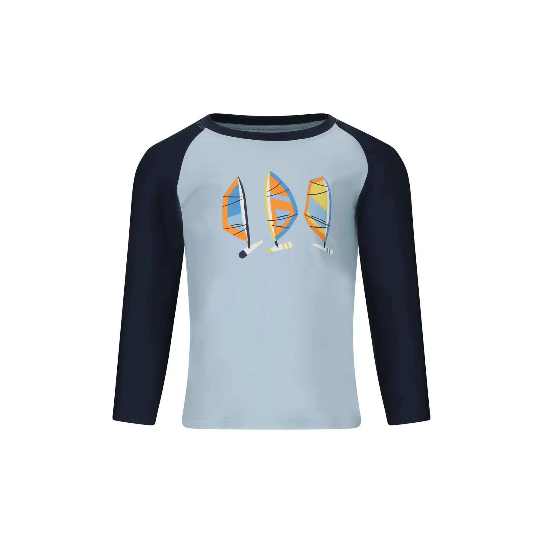 T-shirt da bagno maniche lunghe bambino Zigzag Lassu Uva