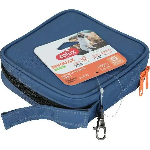 Faltbarer 2-in-1-Hundnapf Zolux Bivouak
