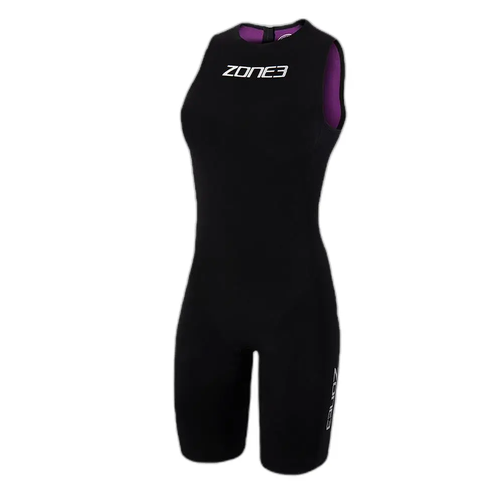 Korte driefunctie jumpsuit zonder mouwen voor dames Zone3 Streamline