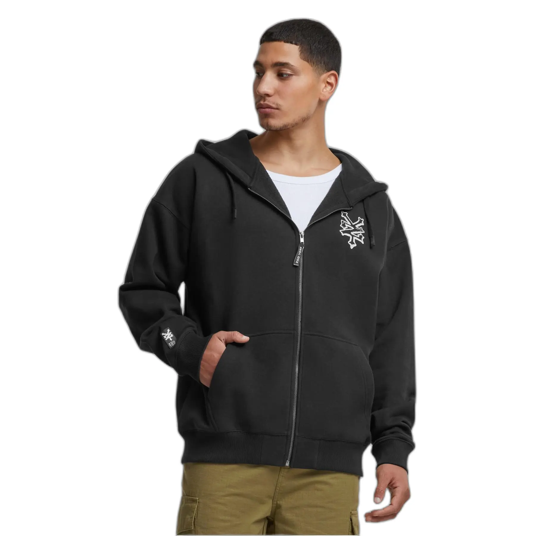 Hooded sweatshirt met rits Zoo York Zm243-046-1 Skeleton