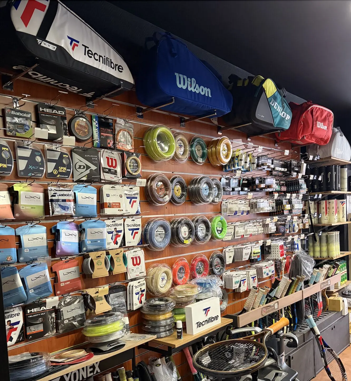 Rayon cordages Smash Expert — Tecnifibre, Wilson, Head, Yonex